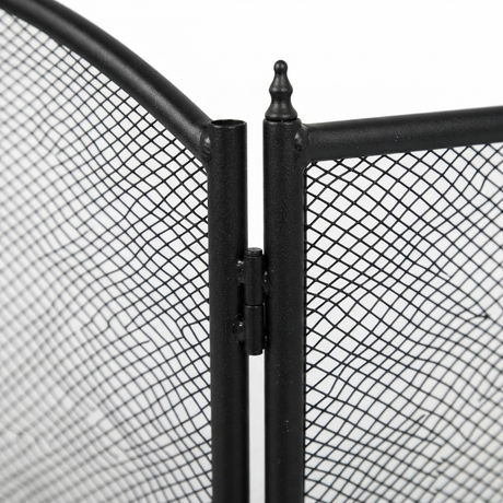 Fire Screen for Woodheaters - Economical — detail close-up