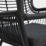 Astrid Dining Chair - Black — detail close-up
