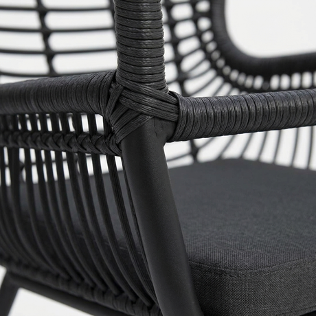 Astrid Dining Chair - Black — detail close-up