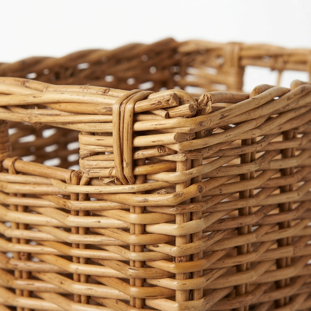 Natural Rattan - Log Storage — detail close-up
