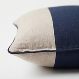 Linen Laguna Stripes - Indoor Cushion (50 x 50) — detail close-up
