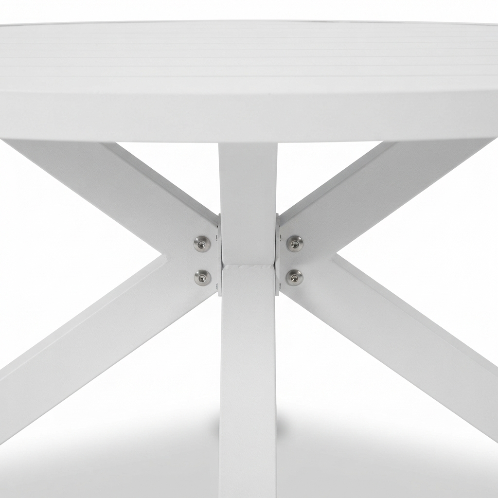 Mudgee 173cm Round Dining Table — detail close-up