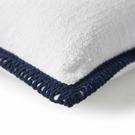 Santorini Blanc - Indoor Cushion (50 x 50) — detail close-up