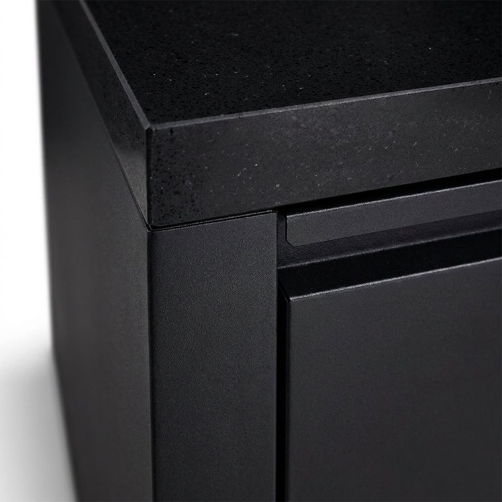Crossray Xplor Bas BBQ Outdoor Kitchen GD4KB-01 - Black — detail close-up