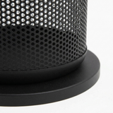 Fire Basket Black — detail close-up