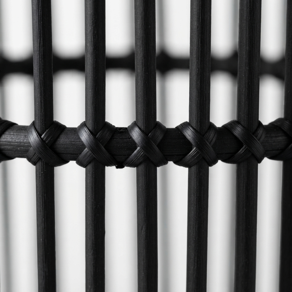 Toby Cylinder Lantern Black Medium — detail close-up