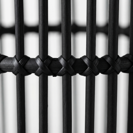 Toby Cylinder Lantern Black Medium — detail close-up