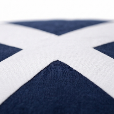 Nantucket Navy - Indoor Cushion (50 x 50) — detail close-up
