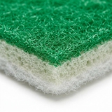 Golden Care Scrubbing Pad - White — detail close-up