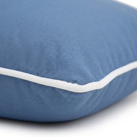 Blue Haze 45x45cm Outdoor Cushion — detail close-up