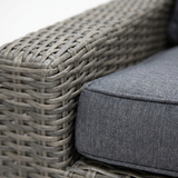 Banksia 3 Seat Sofa - Grey Storm — detail close-up