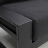 Hayman 3 Seater Lounge - Black — detail close-up