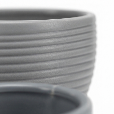 Ceramic Footed Pot - Verge — detail close-up