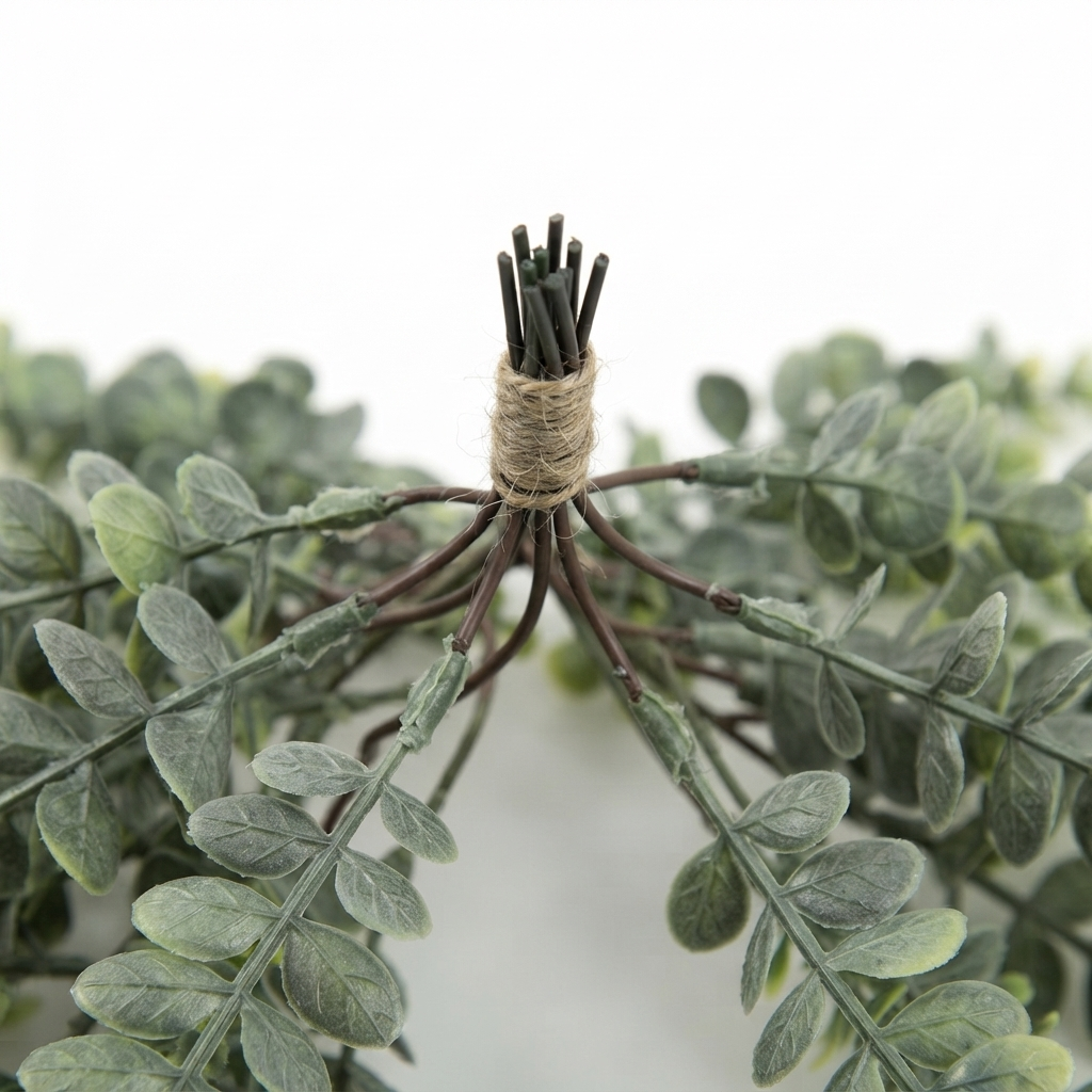 Fern Staghorn Hanging - Grey/Green - 80cm — detail close-up