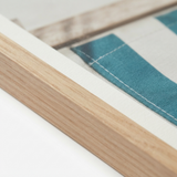 Azure Frame Glass Print Each 80cm x 80cm — detail close-up