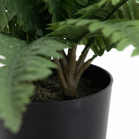 Boston Bush in Pot 40cm - Artificial Plant — detail close-up