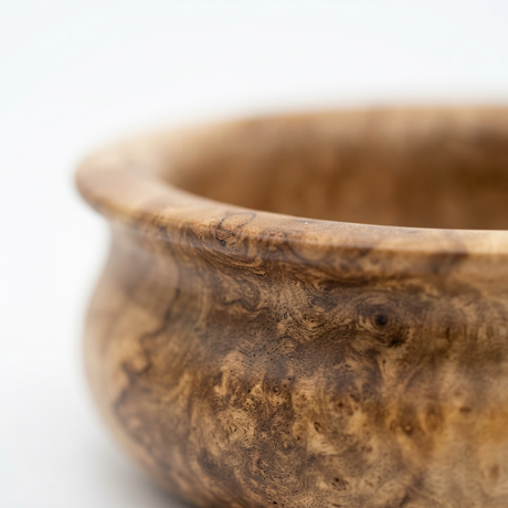 Teak Bowl — detail close-up