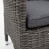 Amani Dining Chair - Grey Storm — detail close-up