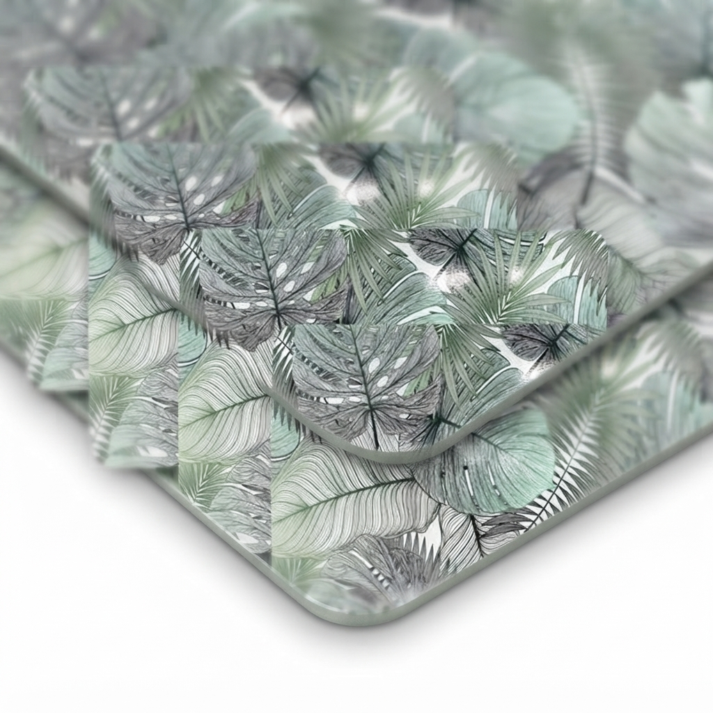 Placemats - Monstera Design — detail close-up