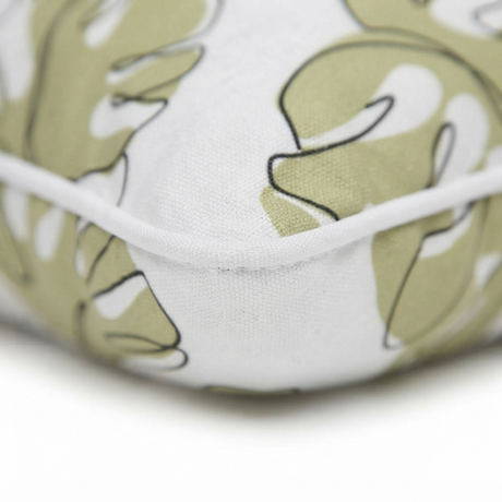 Palm Island 45x45 Outdoor Cushion — detail close-up