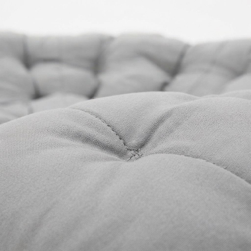 Kakadu Cushion Grey — detail close-up