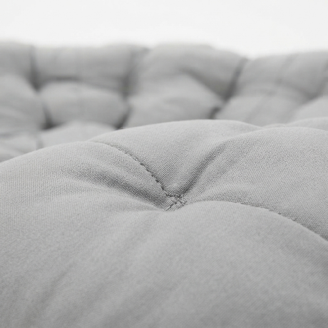 Kakadu Cushion Grey — detail close-up