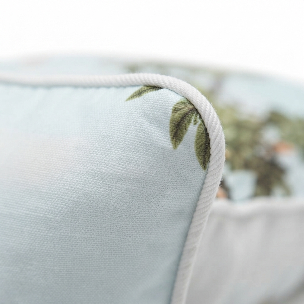 Fresh Air 45x45 Outdoor Cushion — detail close-up