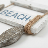 Welcome Beach Wall Art — detail close-up