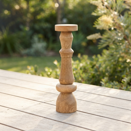 Delta Candle Stick Natural — outdoor setting