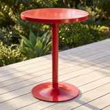 Paris Table - Red — outdoor setting