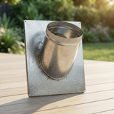 Exterior Wall Plate with Spigot — outdoor setting