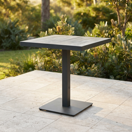 Nebraska 80x80cm Bar Table — outdoor setting