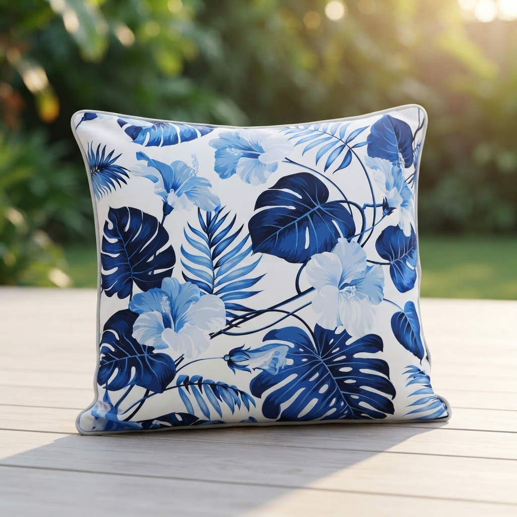 Hawaii Days Outdoor Cushion Cover — outdoor setting