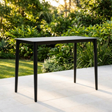 Palma 145cm Bar - Black — outdoor setting