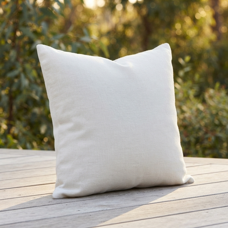 Linen White - Indoor Cushion (50 x 50) — outdoor setting