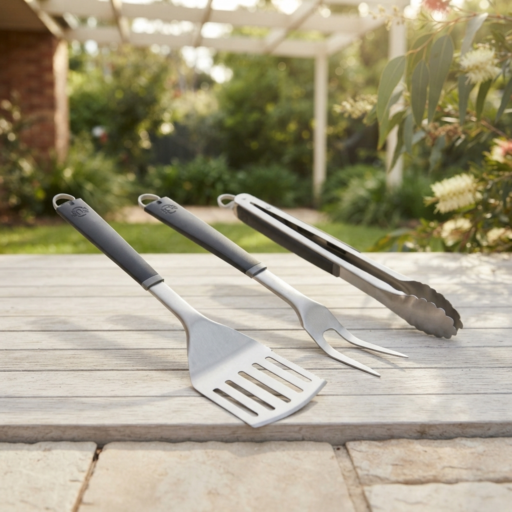 Coleman 3pc BBQ Tool Set — outdoor setting