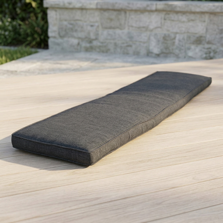 Bench Seat Cushion 155cm - Storm — outdoor setting