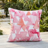 Pyramid Pink Outdoor Cushion 45x45cm — outdoor setting