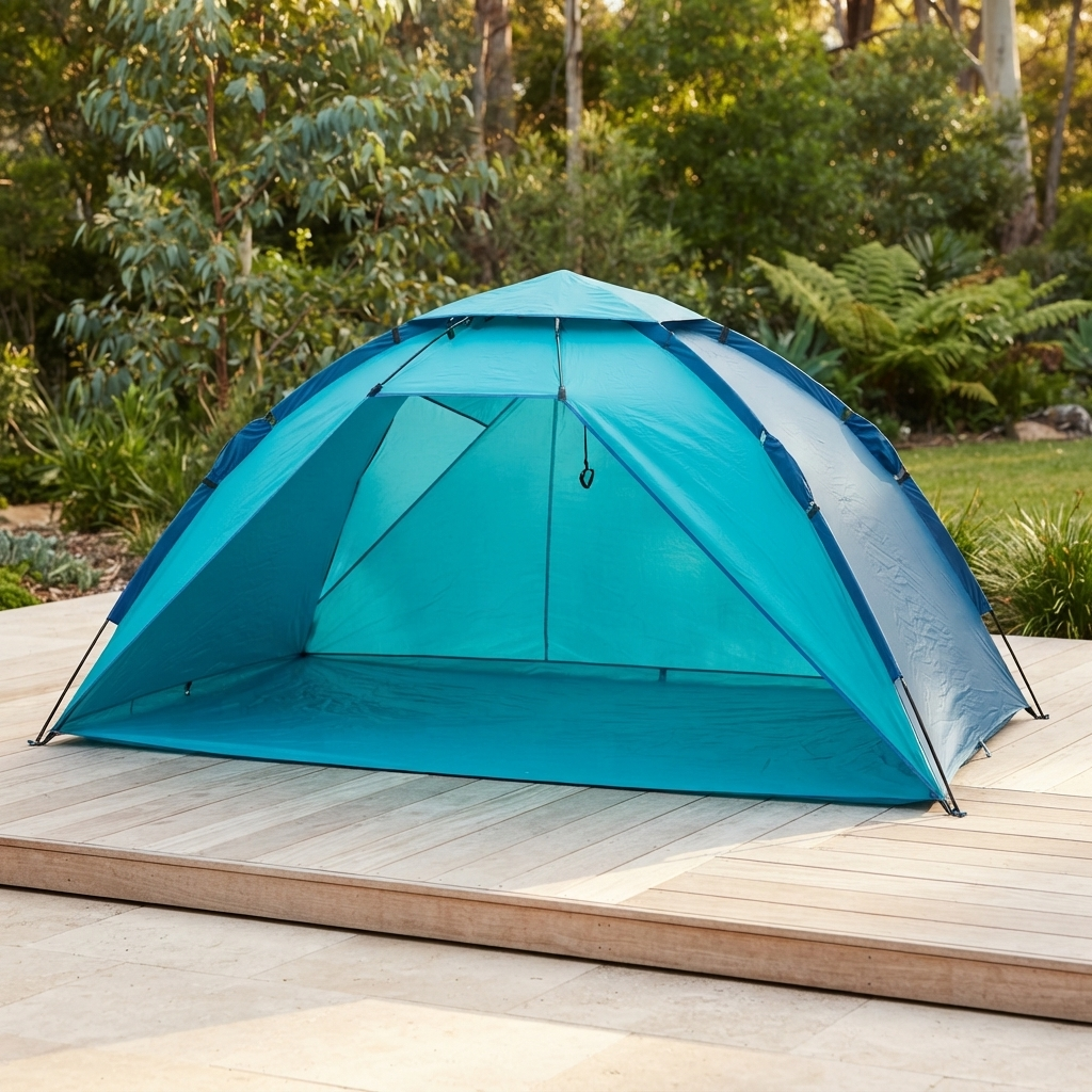 Super UV Protector Beach Shelter — outdoor setting