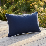 Basic Navy - Indoor Cushion (30 x 50) — outdoor setting