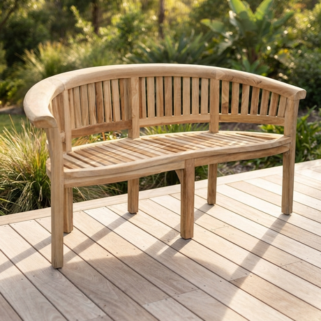 Peanut Bench — outdoor setting