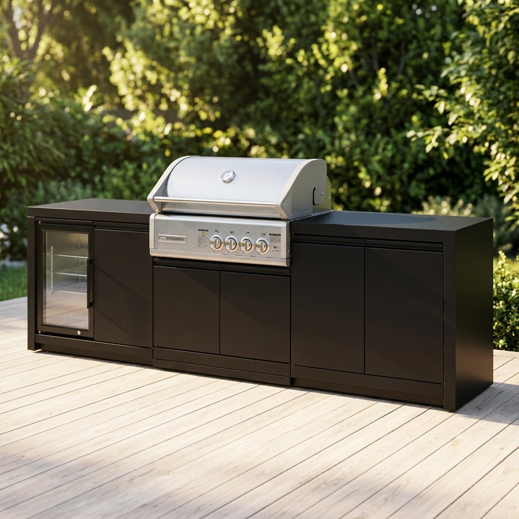 Crossray Gas BBQ Outdoor Kitchen TC4K-19 — outdoor setting
