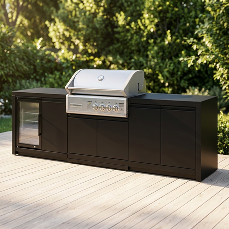 Crossray Gas BBQ Outdoor Kitchen TC4K-19 — outdoor setting