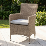 Amani Dining Chair - Driftwood Stone — outdoor setting