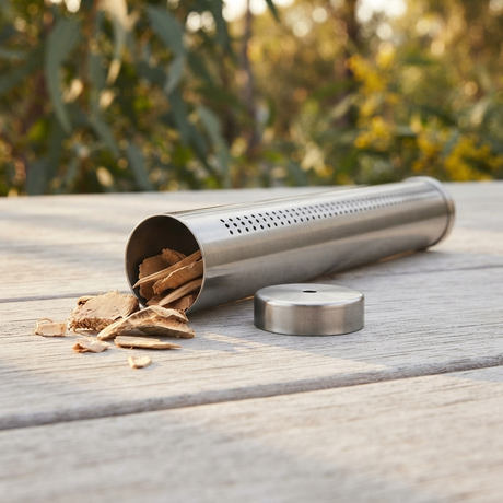 Napoleon Smoker Pipe — outdoor setting
