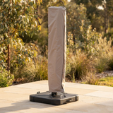 Cover for 4m Umbrella - Taupe — outdoor setting