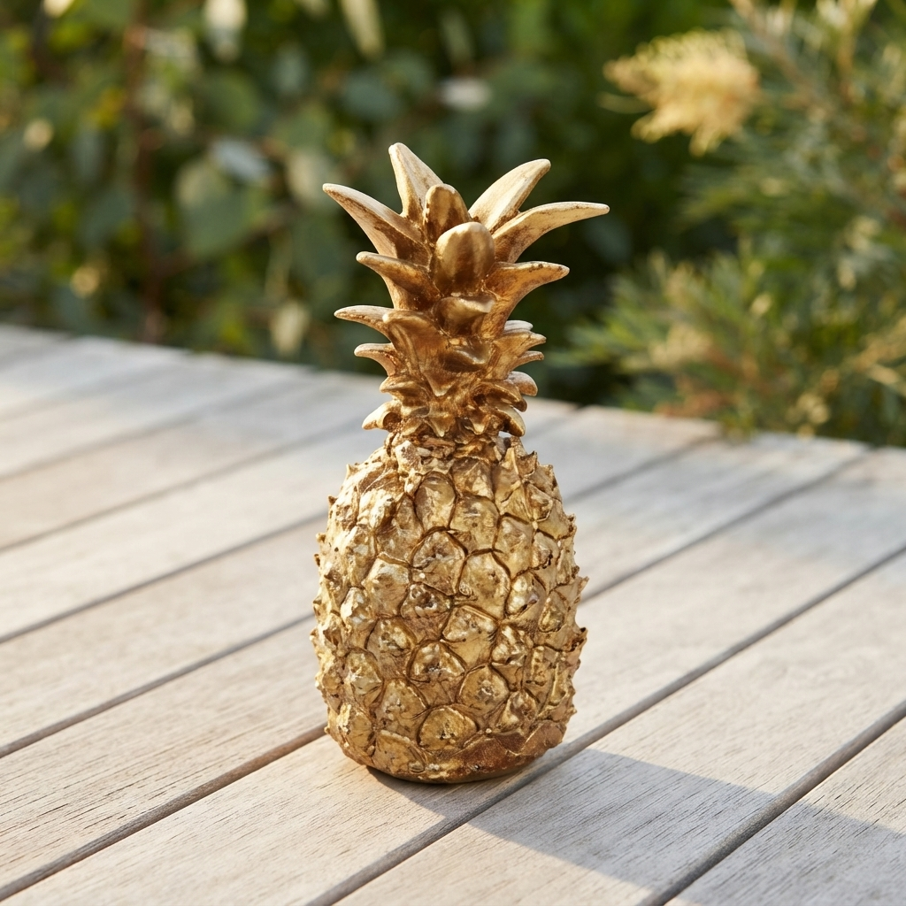 Golden Pineapple  -  Small — outdoor setting