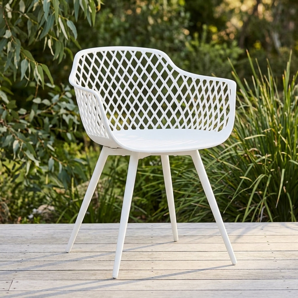 Java Dining Chair - White — outdoor setting
