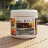 Stove Putty — outdoor setting