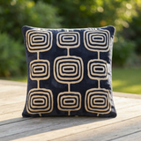Midnight Mirage - Indoor Cushion (50 x 50) — outdoor setting